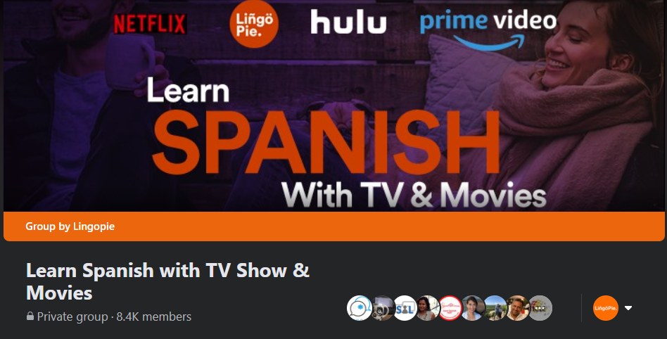 Learn Spanish with movies and tv series